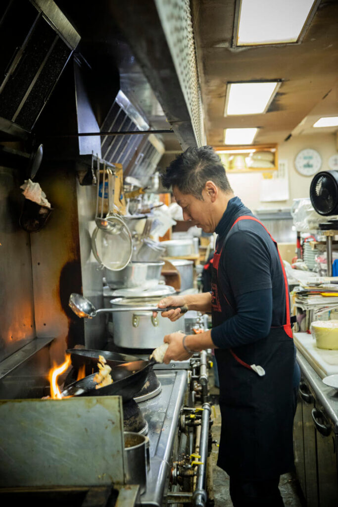 王餃子二代目店主山肩政剛